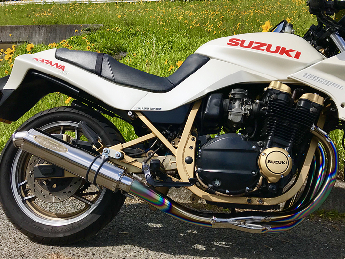 SUZUKI GSX750S 3型 4型 チタンタイプⅡ 手曲げ|テックサーフ